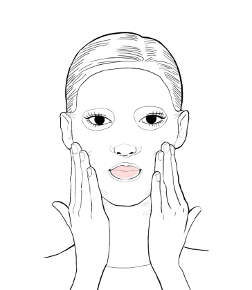 How To Use Clarins Super Restorative Instant Lift Serum Mask-Pamper.my