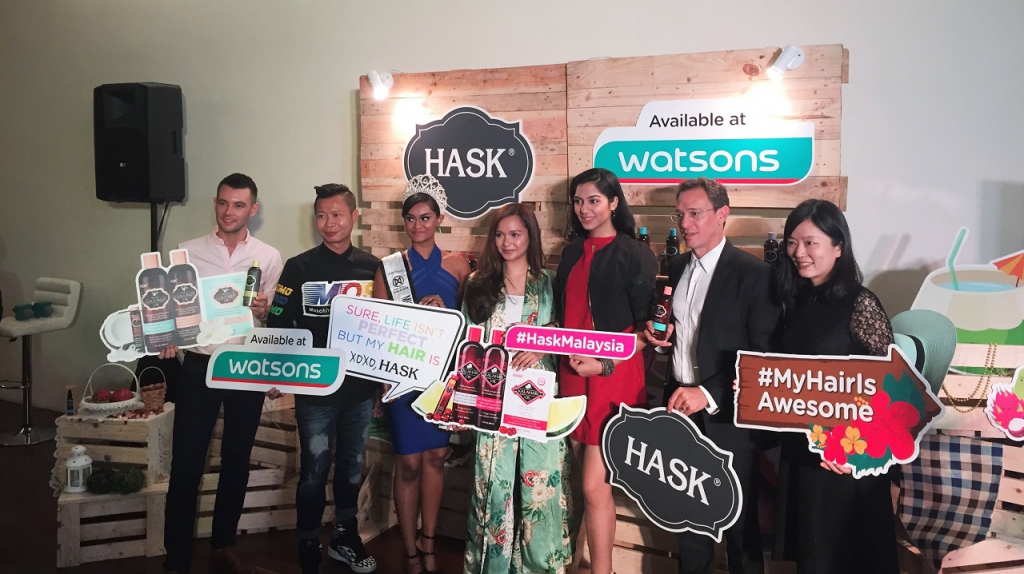 #Scenes: Hollywood Famous Hair Care Brand, Hask Is Now Available In Watsons Malaysis Stores!-Pamper.my