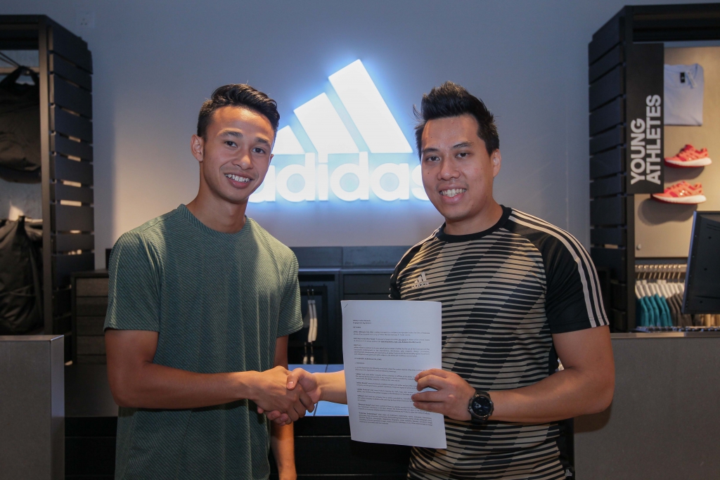 Rising Footballing Talent, Wan Kuzain Wan Kamal Signs One-Year Deal With Adidas Malaysia-Pamper.my