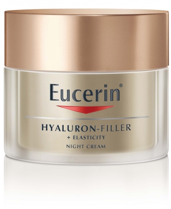 Eucerin Hyaluron-Filler + Elasticity Night Cream-Pamper.my