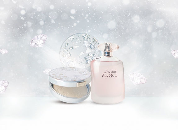 Shiseido Holiday 2017 Collection, Snow Beauty Face Powder & Ever Bloom EDT-Pamper.my