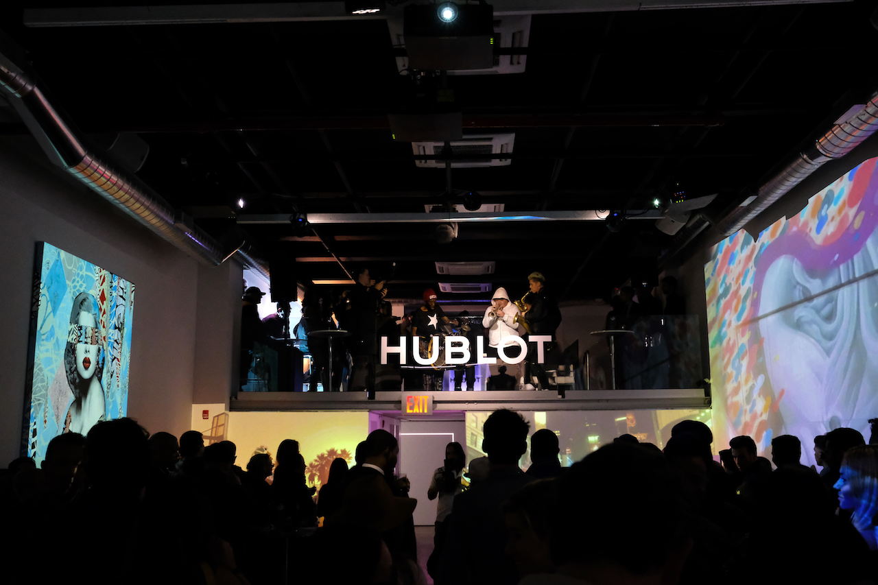 Hublot launched "Fame v Fortune" Timepieces with Street Artists Tristan Eaton and Hush at Lightbox Studios on November 29, 2017 in New York City.