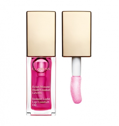 Clarins Lip Comfort Oil, Raspberry-Pamper.my