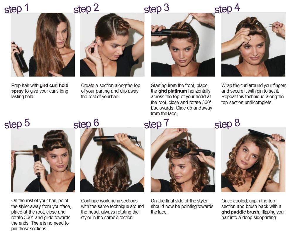 ghd Rounded Curls Tutorial