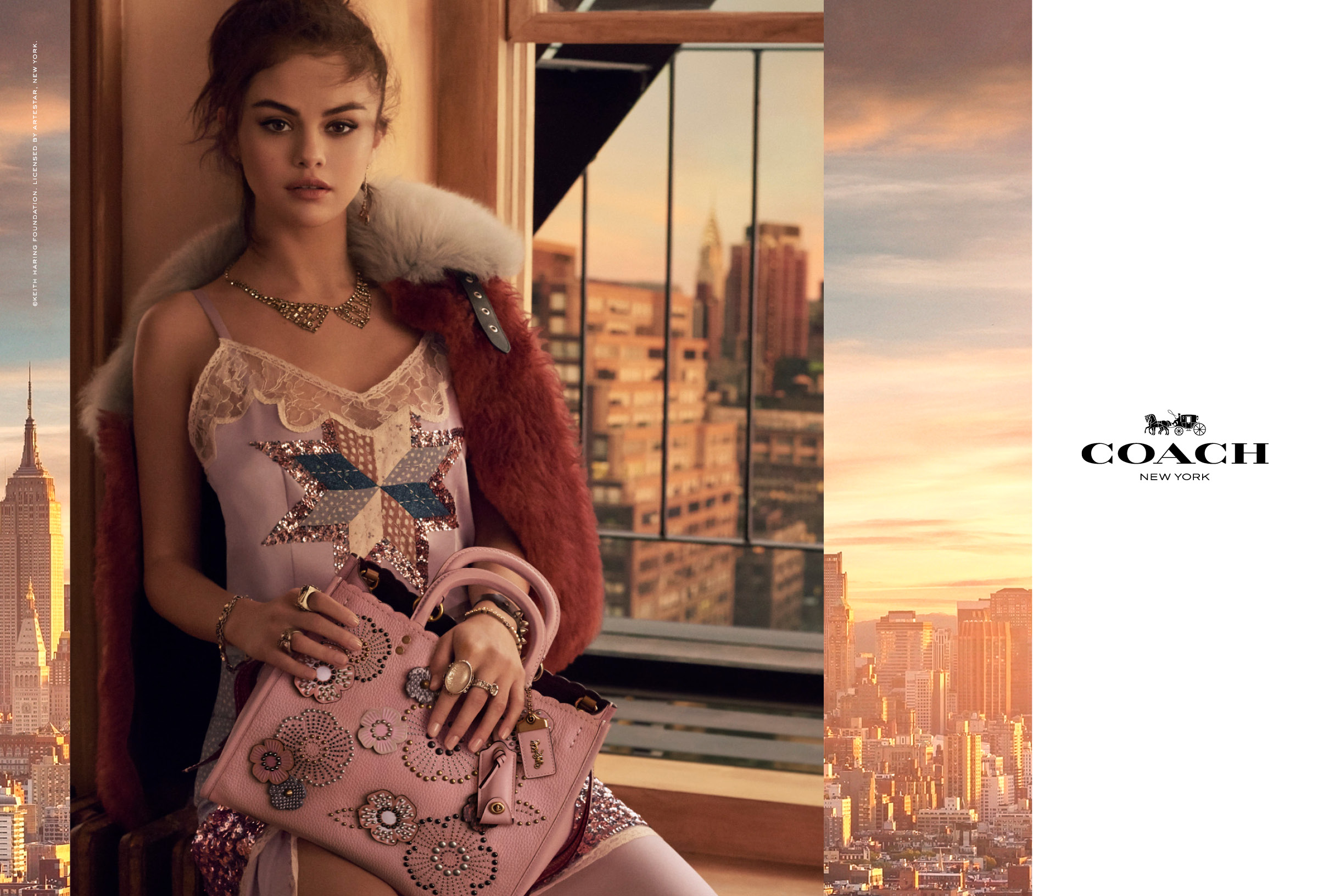 Selena Gomez Goes Out on a Ledge in her Latest Coach Campaign