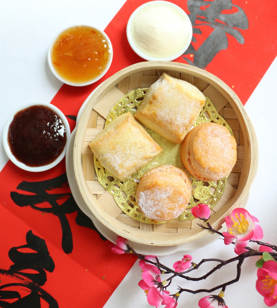 CNY Afternoon Tea at Lobby Lounge - Mandarin Orange & Classic Scones