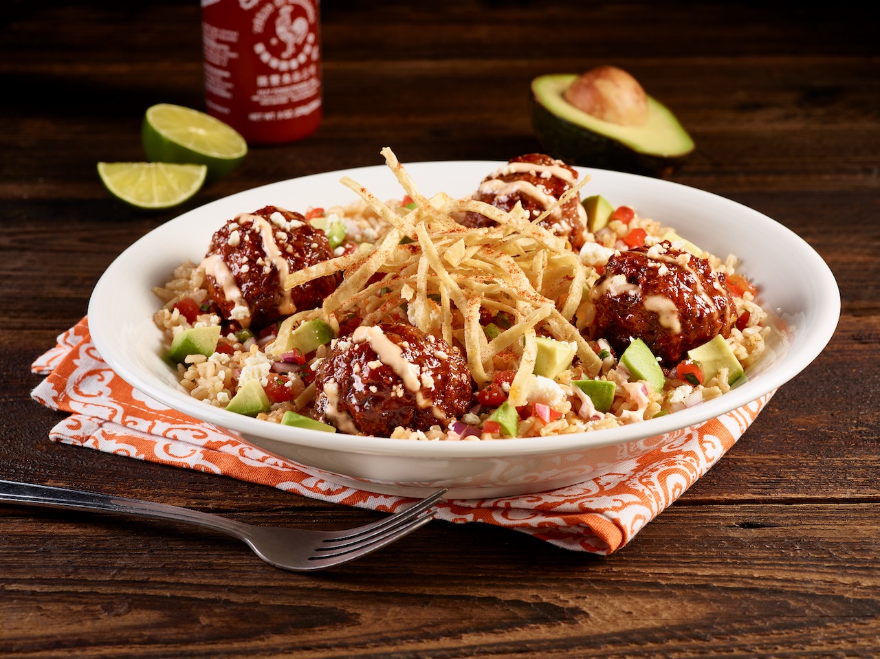 Southwest Meatball Bowl