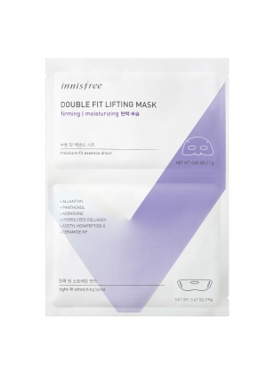 innisfree Double Fit Lifting Mask (Firming/Moisturizing) (17g+19g) - RM17-Pamper.my