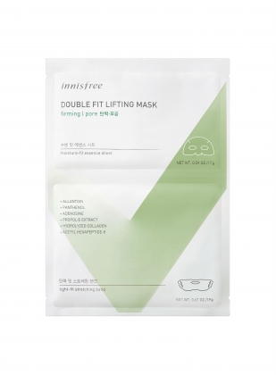 innisfree Double Fit Lifting Mask (Firming/Pore) (17g+19g) - RM17-Pamper.my