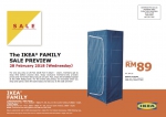 IKEA FAMILY Preview Sale 28 Feb 2018 Postcard (IKEA Damansara & Cheras)1a