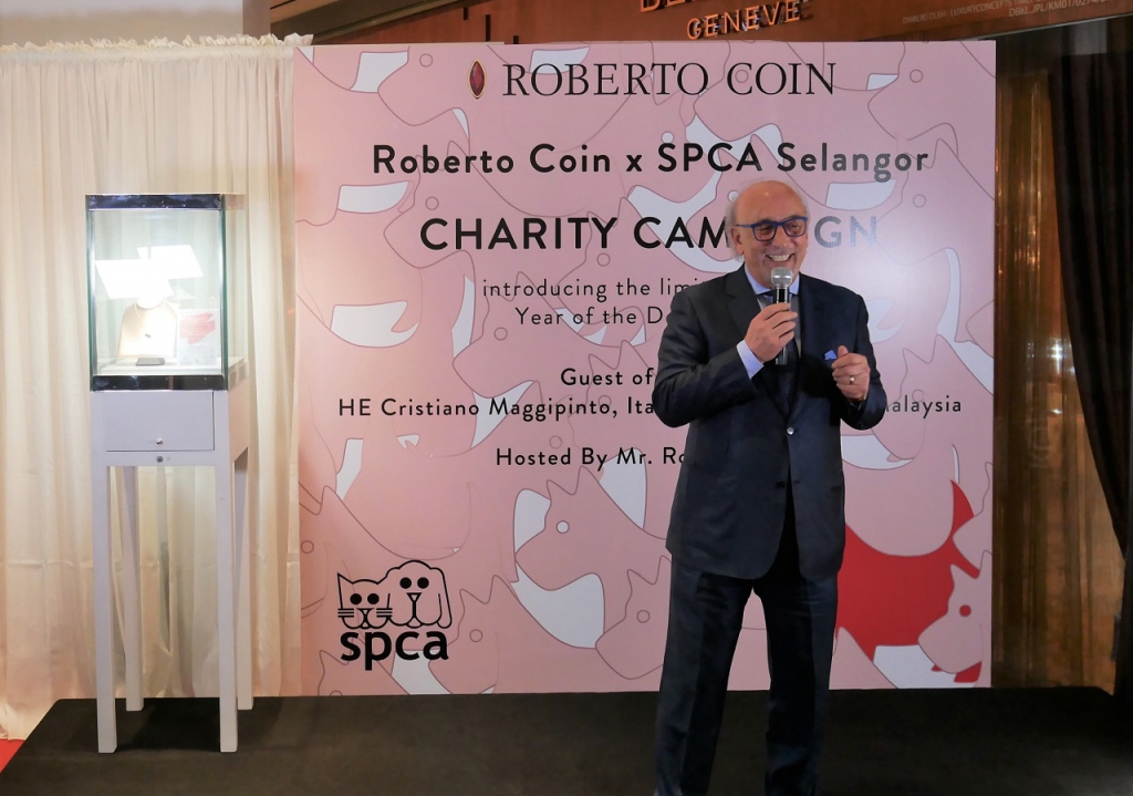 Roberto Coin Debuts In Malaysia With A Charity Campaign In Collaboration With SPCA Selangor-Pamper.my