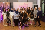 Vanessa Tevi (seated on the left) with the attendees of the day