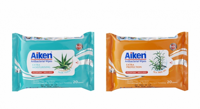 Clean & Refresh On-The-Go With The New AIKEN Antibacterial Wipes-Pamper.my