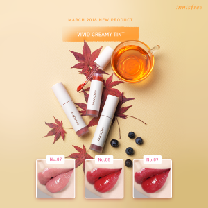 12 innisfree Vivid Creamy Tint Colours To Last You For All Four Seasons-Pamper.my