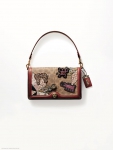 31067_Coated Canvas Signature Patchwork Turnlock Crossbody