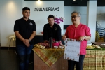 Guest of honor, Chef Ismail giving a speech to media and guests