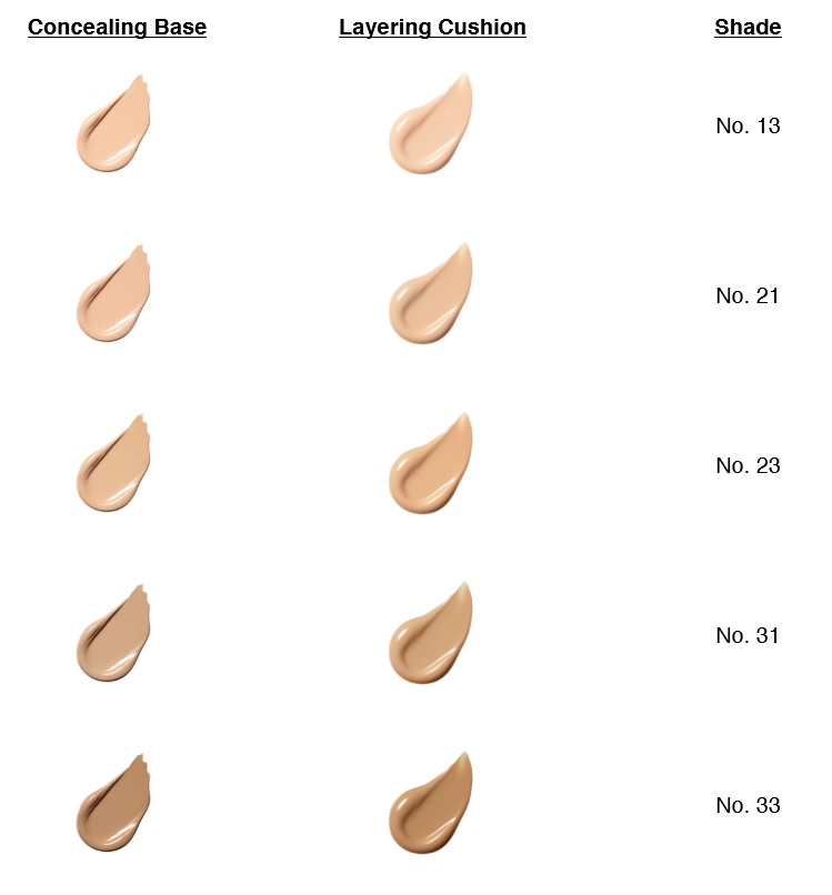 LANEIGE Layering Cushion Swatches- Pamper.my