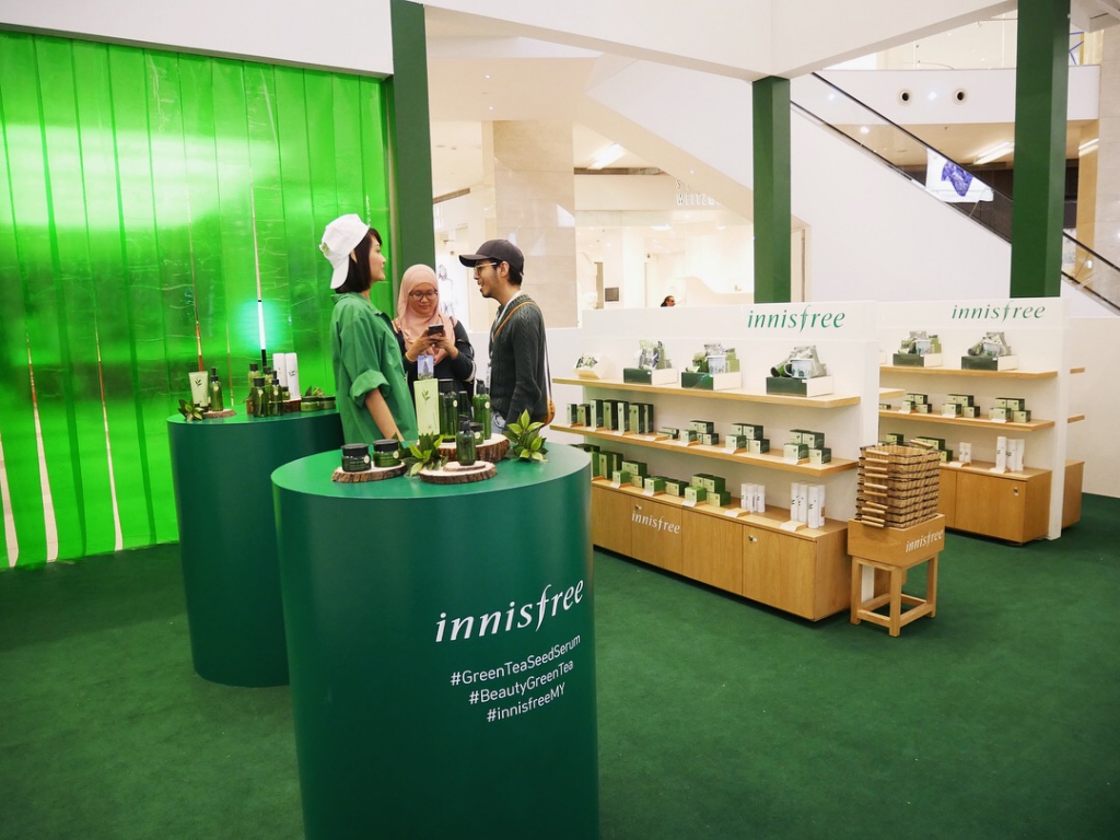 5 Things To Do At innisfree's Beauty Green Tea Hydrating Station In Pavilion Kuala Lumpur-Pamper.my