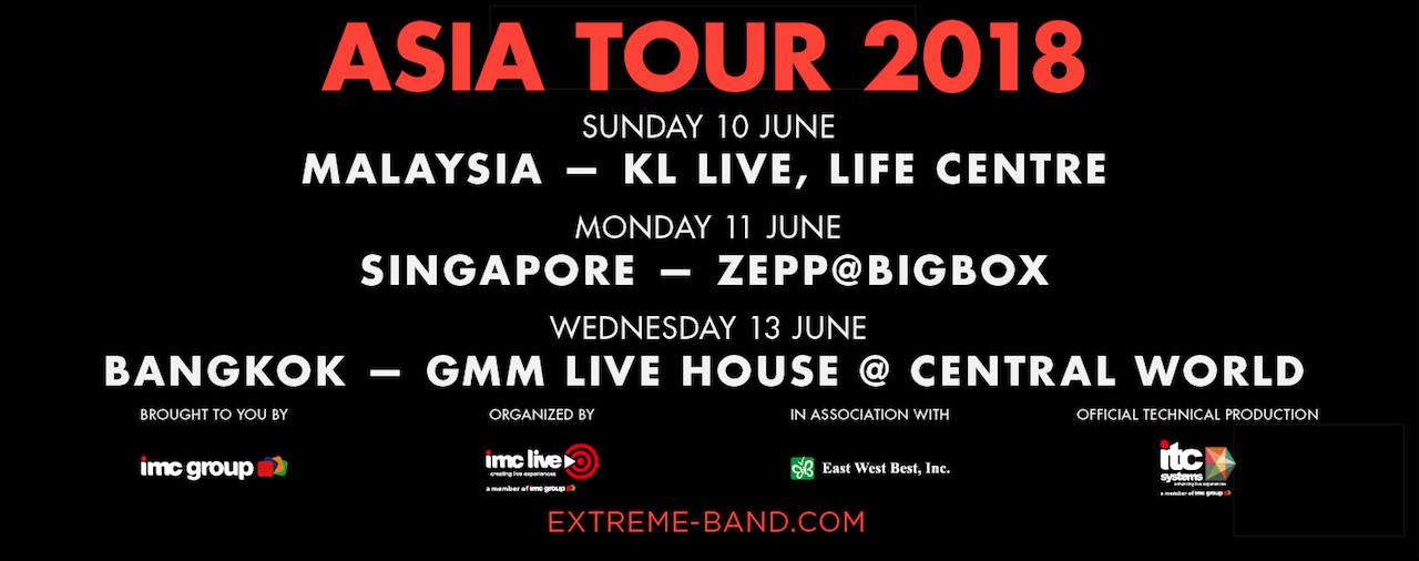Extreme Asia Tour 2018