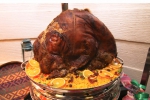 Whole roasted tandoori lamb