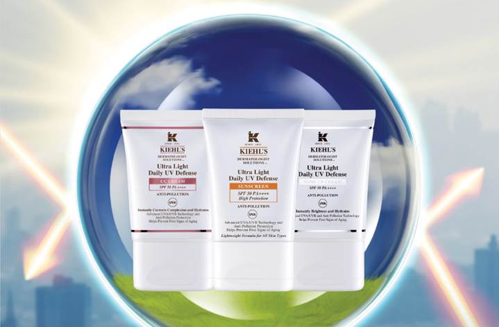 Defend Your Skin Against The Sun & Pollution With Kiehl's 3 New Dermatologist Solutions Ultra Light Daily Formulas-Pamper.my