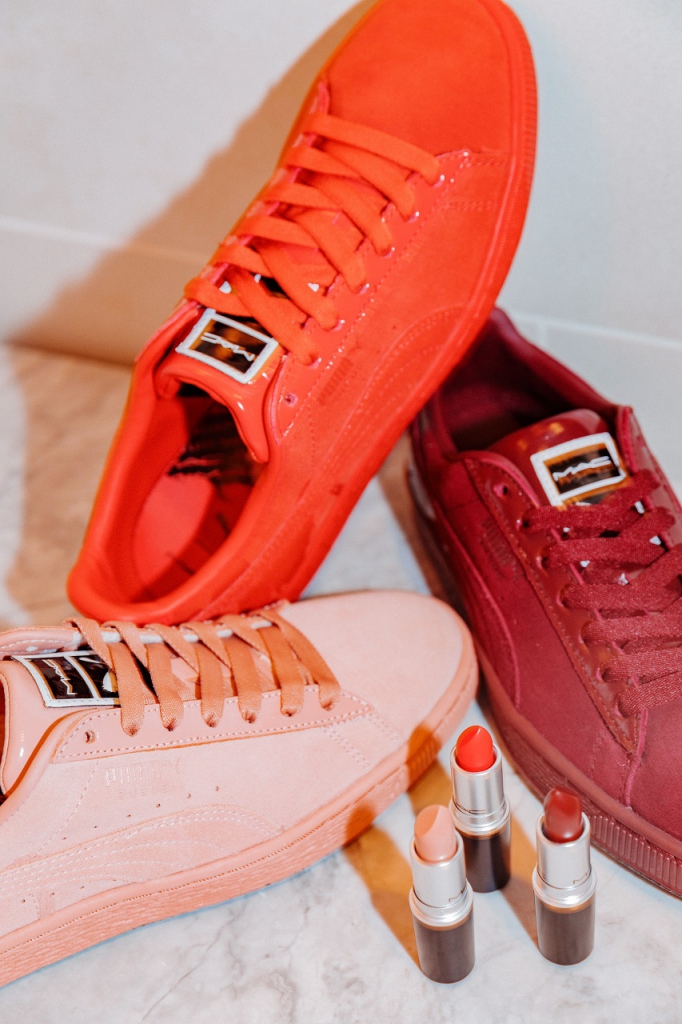 PUMA Releases Three Special-Edition Suede Sneakers With MAC Cosmetics-Pamper.my