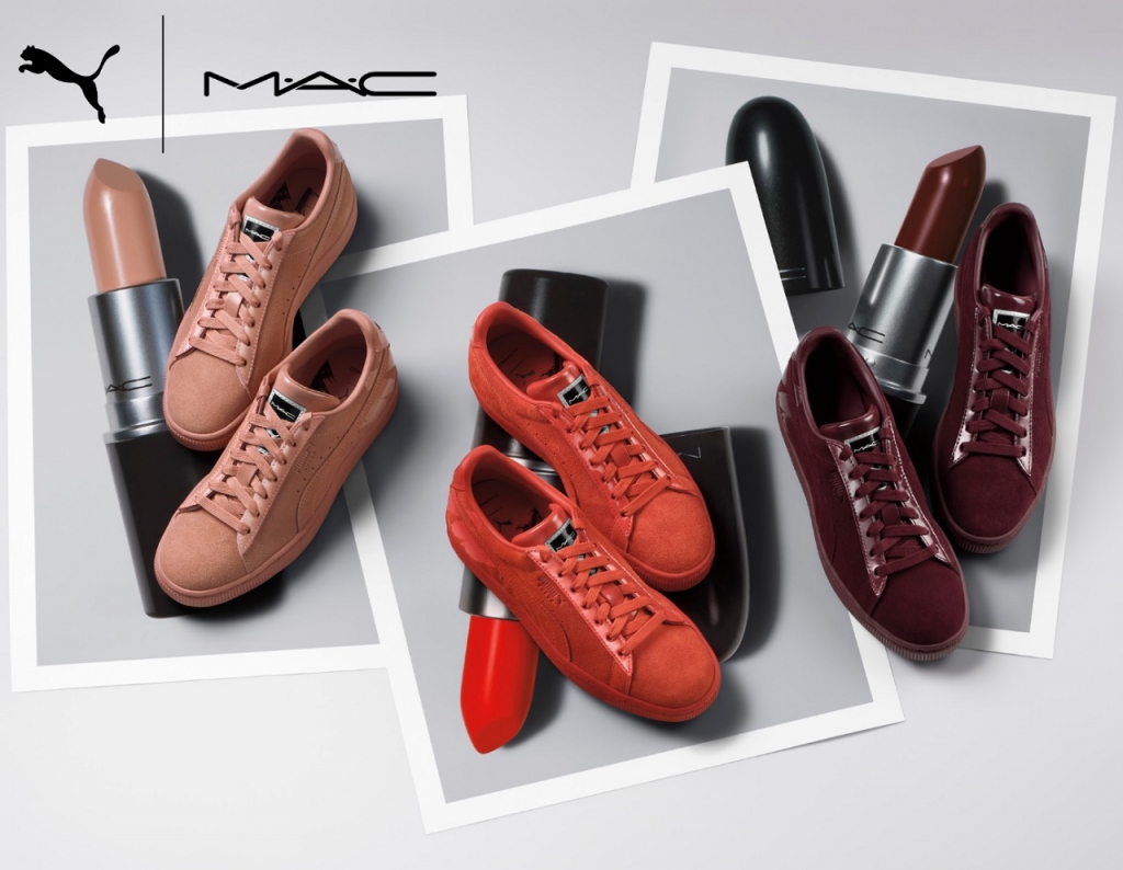 PUMA Releases Three Special-Edition Suede Sneakers With MAC Cosmetics-Pamper.my