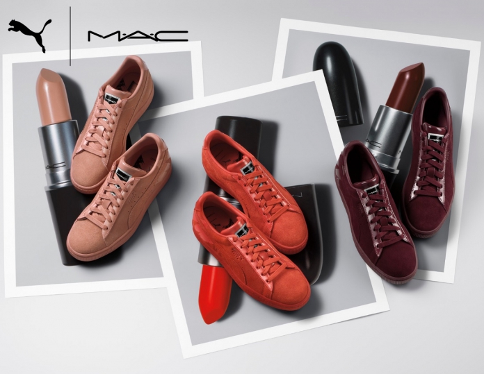 PUMA Releases Three Special-Edition Suede Sneakers With MAC Cosmetics-Pamper.my