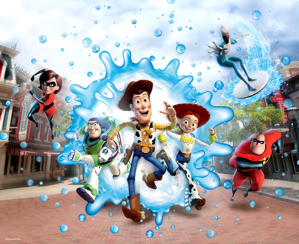 Pixar Water Play Street Party!
