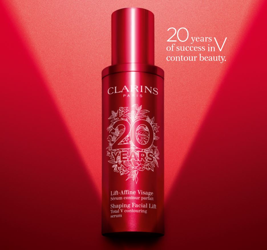 Clarins Celebrates The 20th Anniversary Of The Cult-Favourite, Shaping Facial Lift With A Limited Edition Bottle Design-Pamper.my