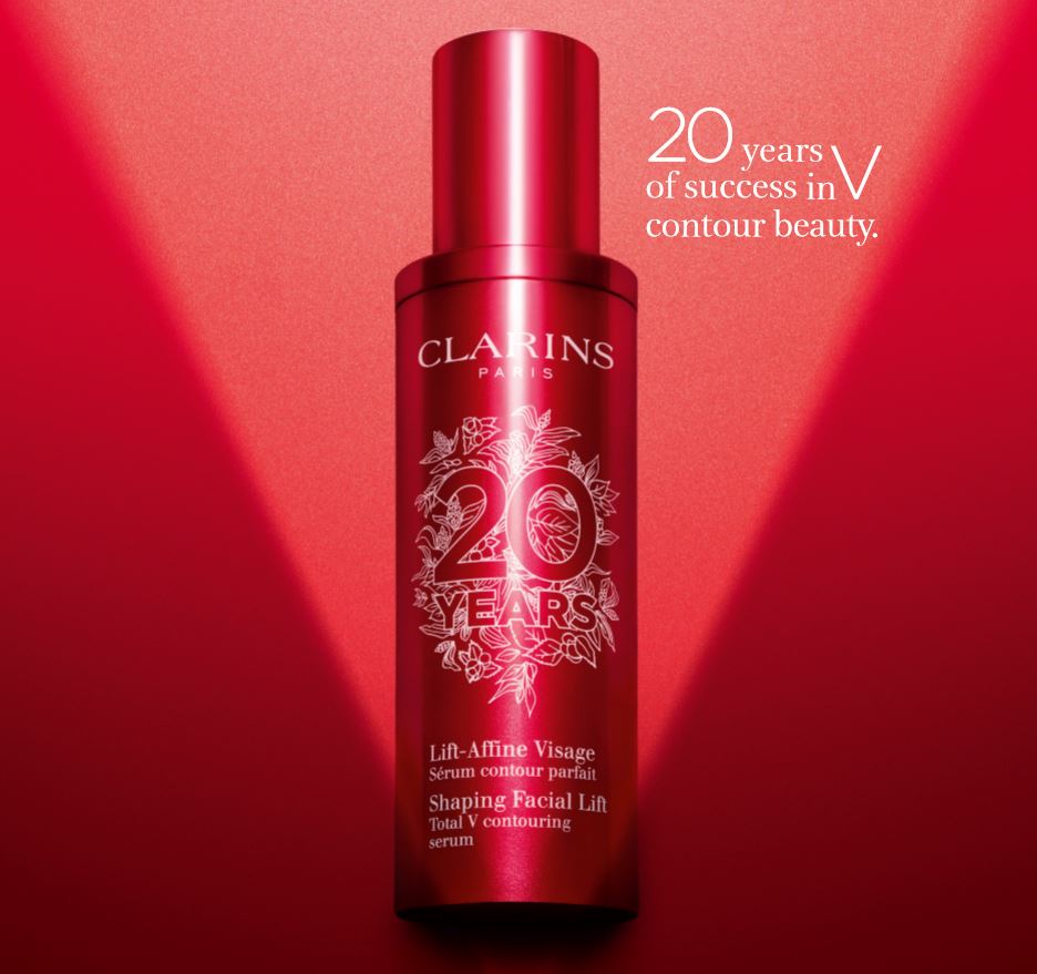 Clarins Celebrates The 20th Anniversary Of The Cult-Favourite, Shaping Facial Lift With A Limited Edition Bottle Design-Pamper.my