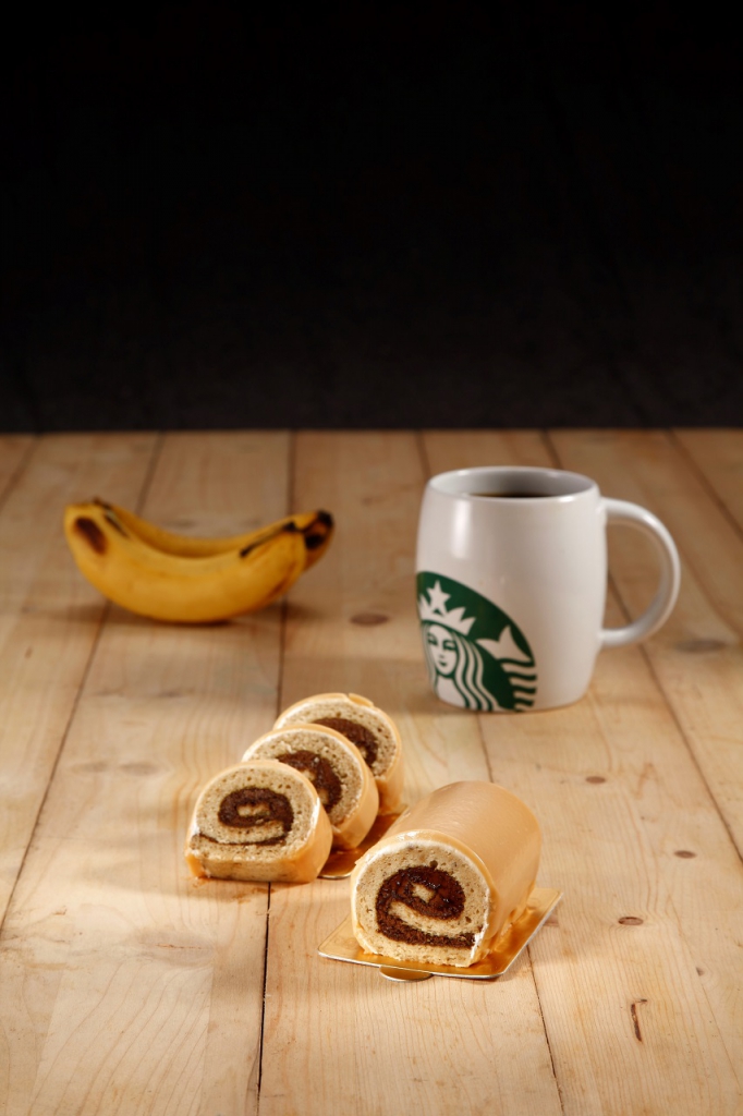 Starbucks Banana Caramel Swiss Roll