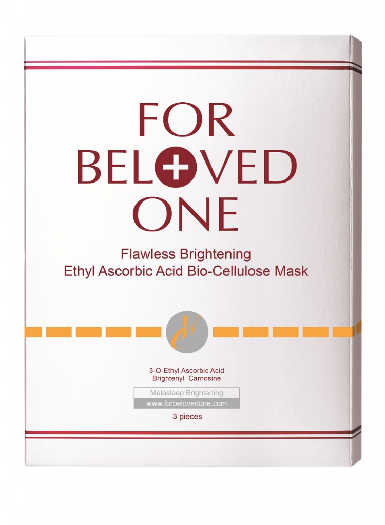For Beloved One Flawless Brightening Ethyl Ascorbic Acid Bio-Cellulose Mask 3PCS(BOX)