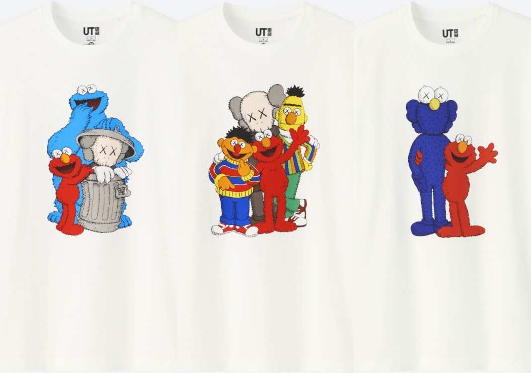 Image result for uniqlo x kaws x sesame street