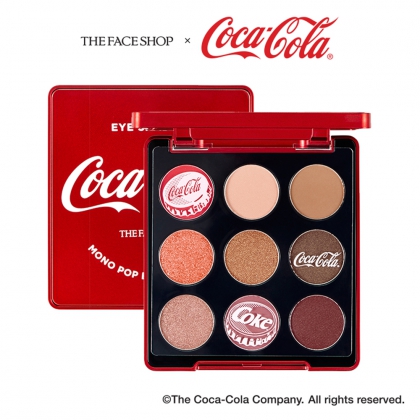 Coca-Cola X The Face Shop MONOPOP EYES 01 COKE RED