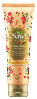 Nurish Organiq 24K Gold Foamy Cleanser 100g