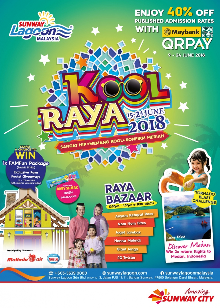 #Raya2018: Have A Kool Raya At Sunway Lagoon This Weekend!-Pamper.my