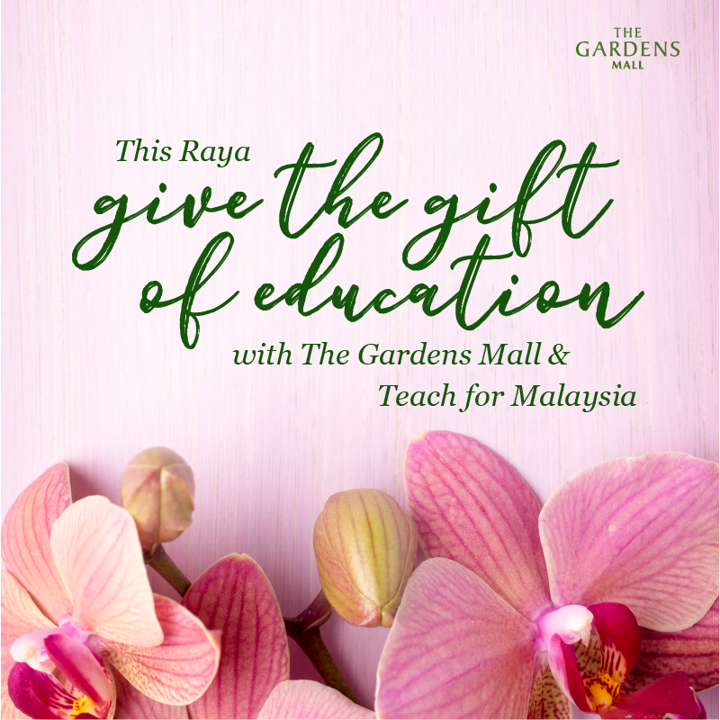 The Gardens Mall X Teach For Malaysia poster