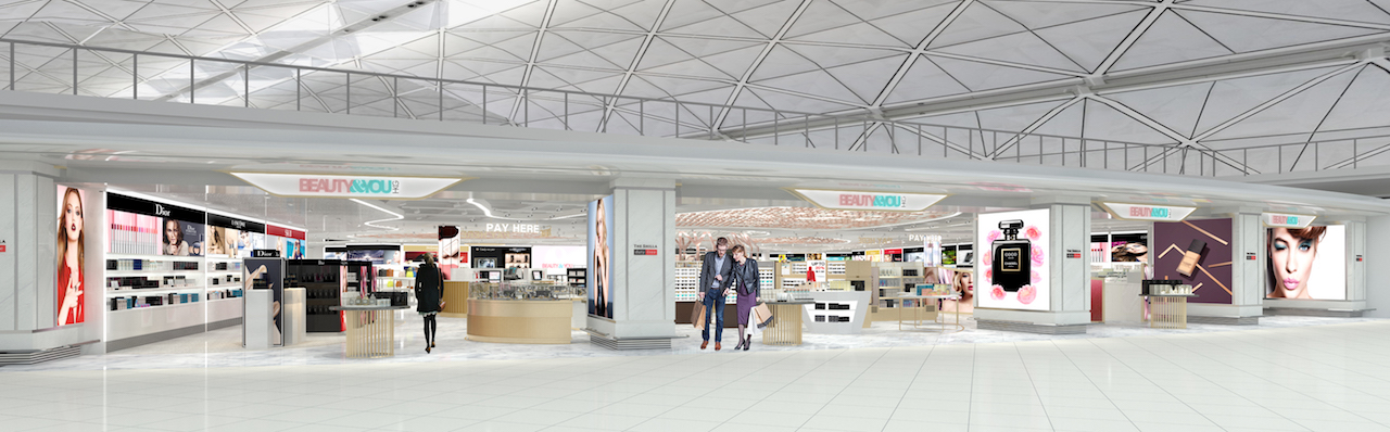 The Shilla Duty Free at Hong Kong International Airport - Store Rendering 1