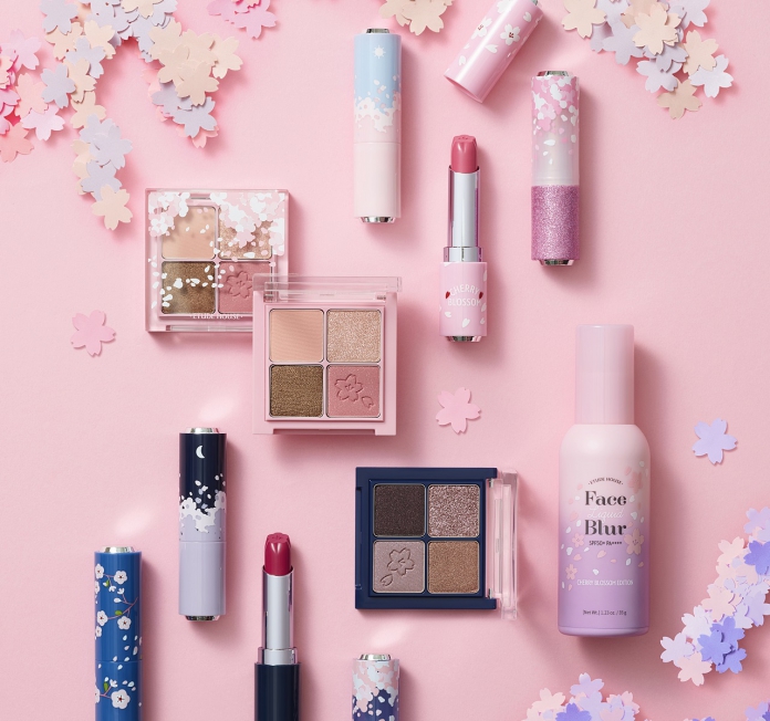 The Limited Edition Etude House Cherry Blossom Collection Is So Pretty, You'll Want It All-Pamper.my