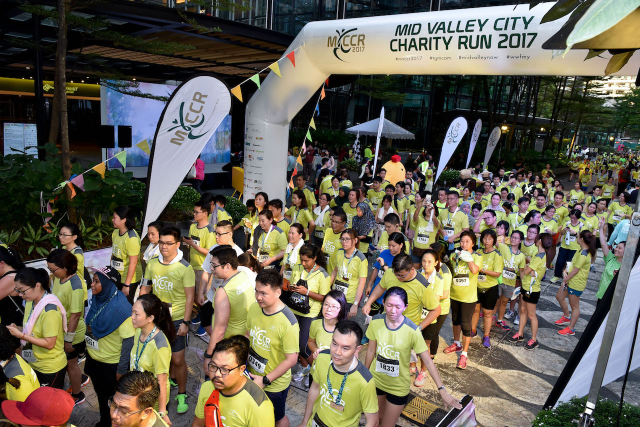 9. Participants cross the starting line