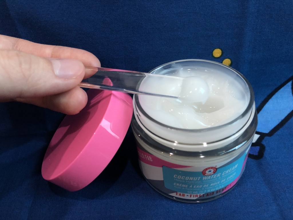 First Aid Beauty Coconut Water Cream Review-Pamper.my