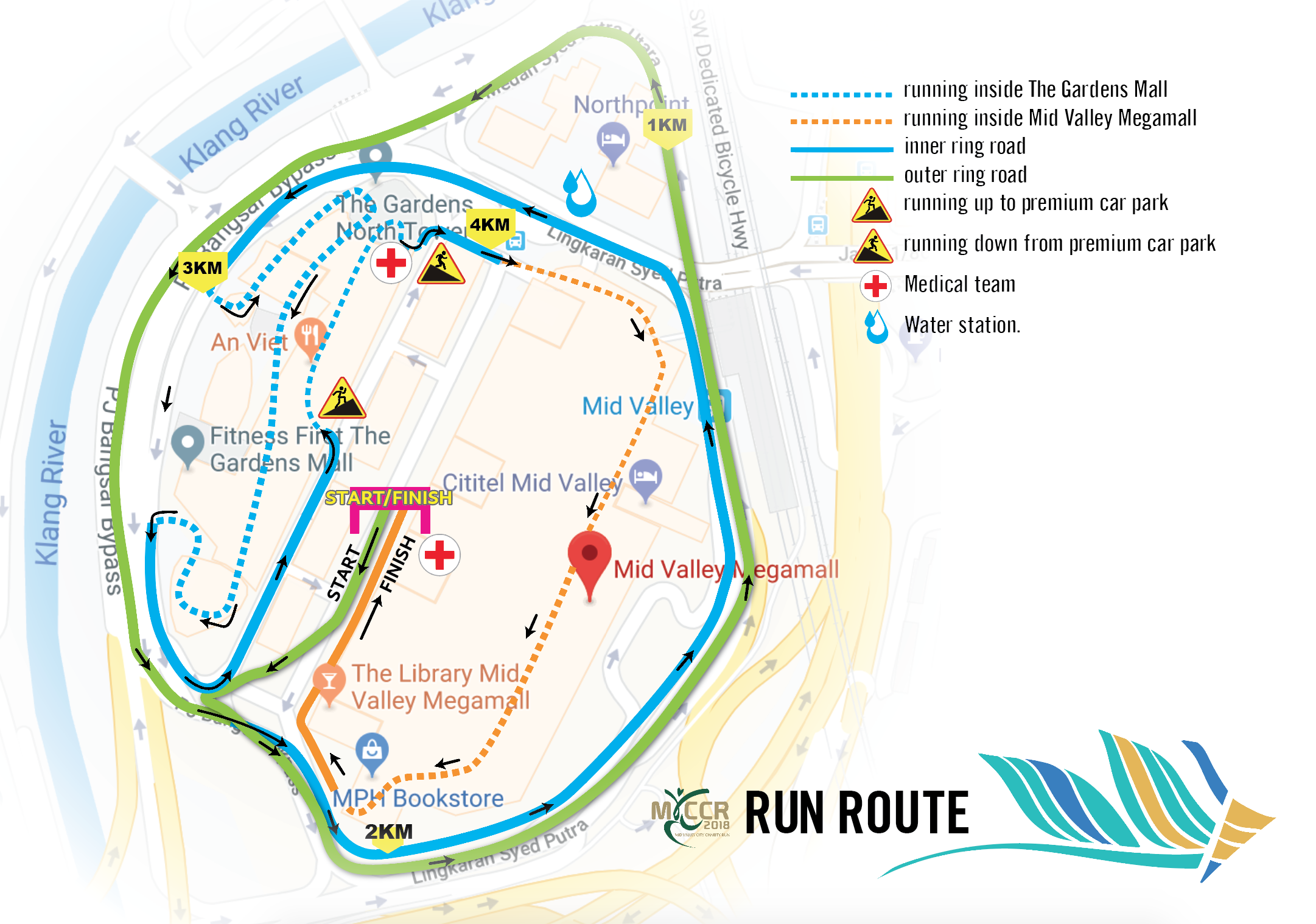 MVCCR 2018 Run Route
