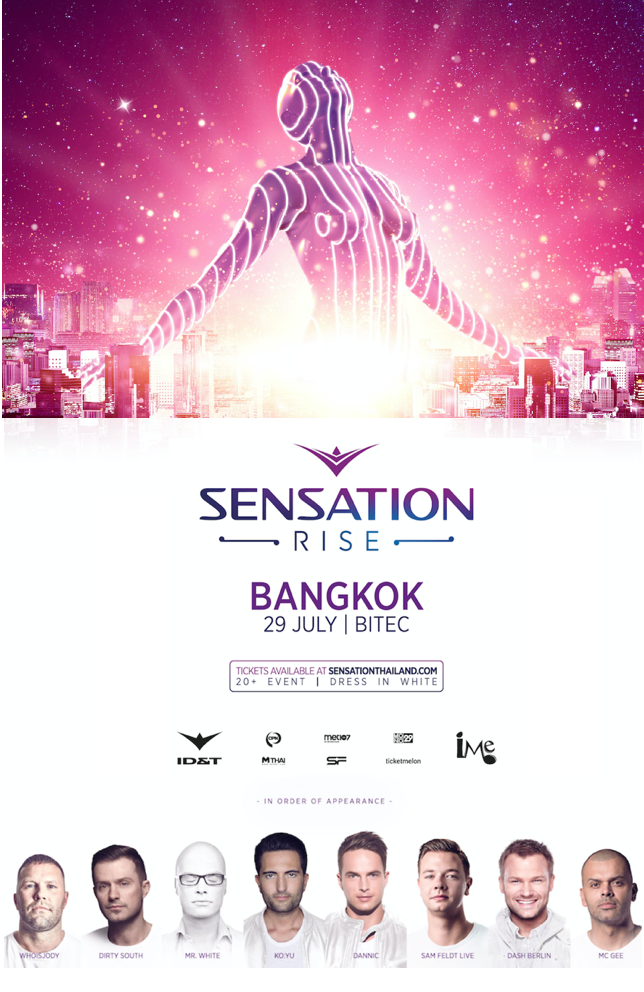 EDM Music Festival, Sensation RISE Is Happening In Bangkok This 29th July!-Pamper.my