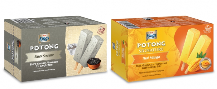 King's Ice-Cream Revamped Their Packaging & Released The New Black Sesame & Signature Thai Mango Aiskrim Potong Flavours-Pamper.my