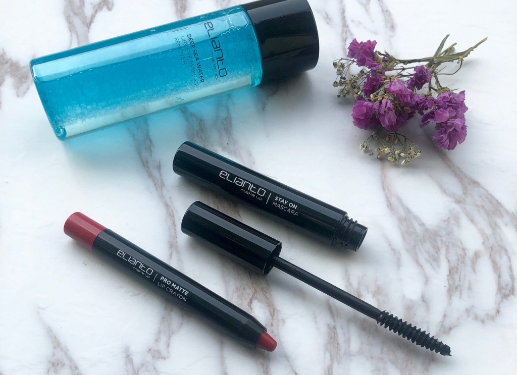 #NewIn Elianto Makeup: Stay On Mascara, Pro Matte Lip Crayons & Deep Sea Water Lip & Eye Makeup Remover-Pamper.my