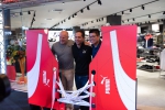 PUMA’s SEA GM Philippe Le-Bretton (L), PUMA’s SEA Head of Retail Mr. Jerome Rouch (M), PUMA Country Manager Mr. Steven Tan (R) at the ribbon-cutting ceremony