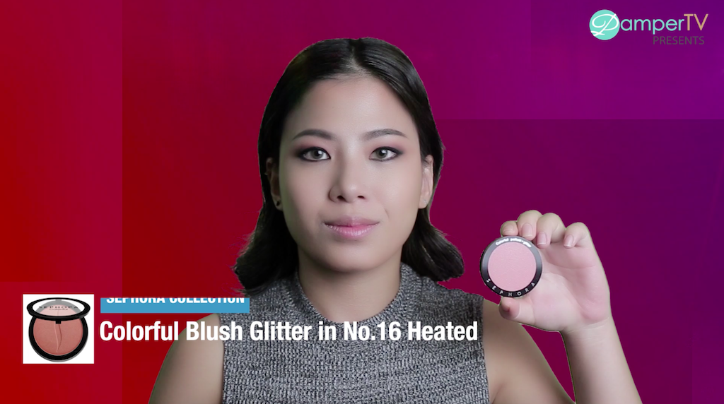 #PamperMyBeauty2018 - Western Makeup Look-SEPHORA COLLECTION Colorful Blush Glitter in No.16 Heated