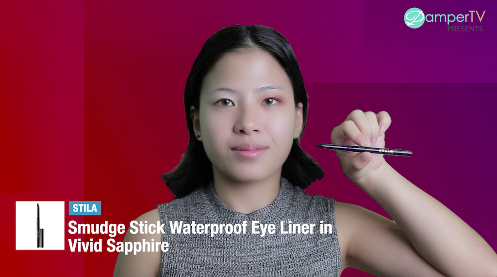 #PamperMyBeauty2018 - Western Makeup Look- STILA Smudge Stick Waterproof Eye Liner in Vivid Sapphire