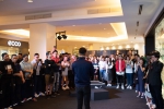 Participants at PUMA KLCC Store Launch with Emcee Jeremy Teo
